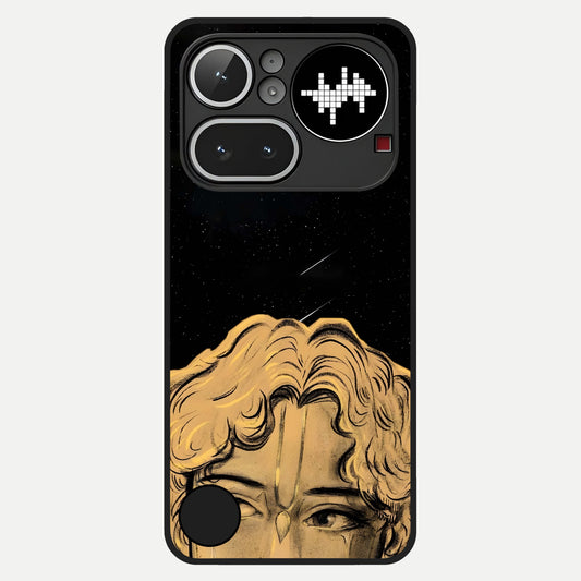  Celestial Gods Plan Glass Case For Nothing Phone 4A Pro back cover – full design glossy printed glass finish