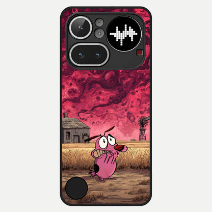  Courage Under Sky Glass Case For Nothing Phone 4A Pro back cover – full design glossy printed glass finish
