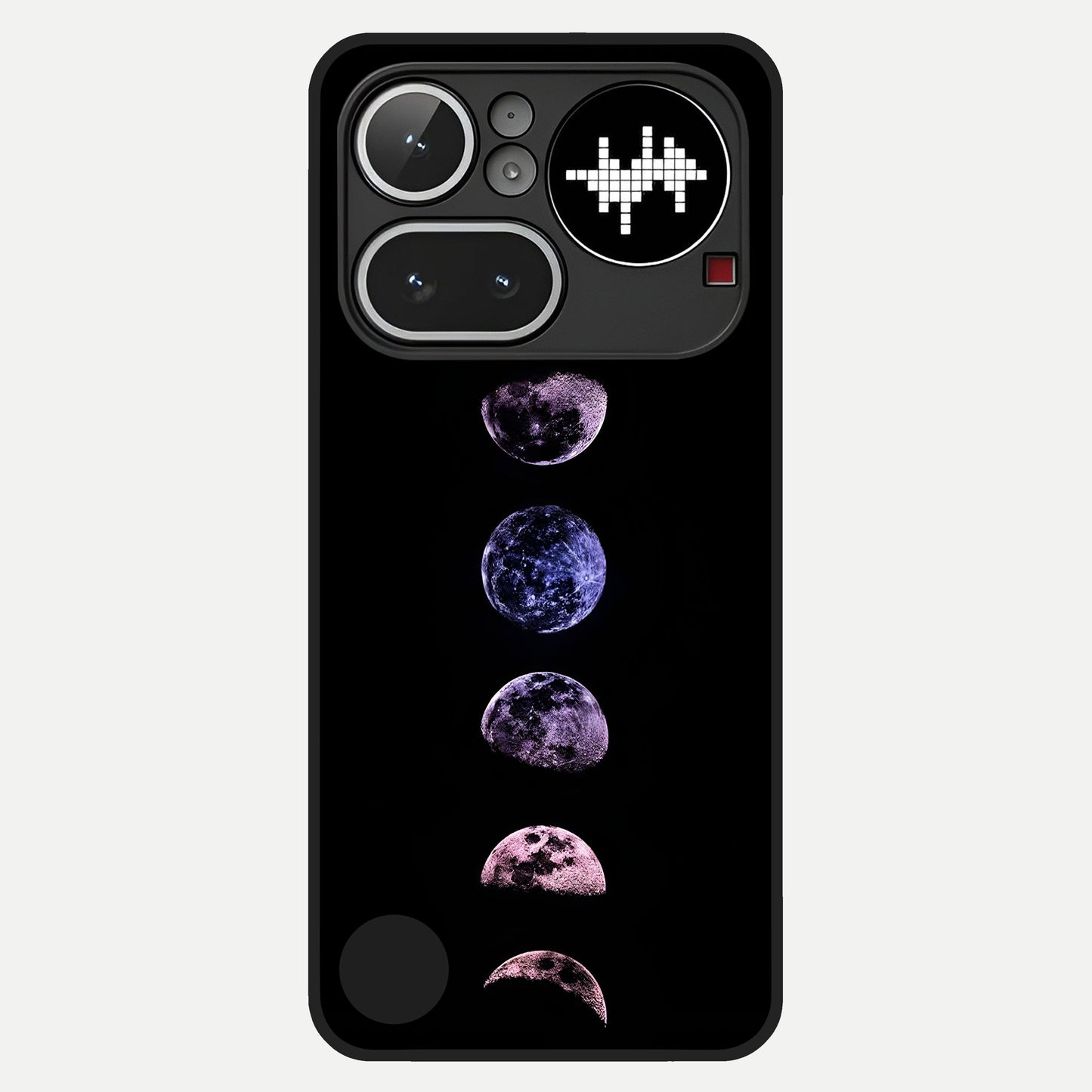  Crimson All Planets Glass Case For Nothing Phone 4A Pro back cover – full design glossy printed glass finish
