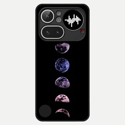  Crimson All Planets Glass Case For Nothing Phone 4A Pro back cover – full design glossy printed glass finish
