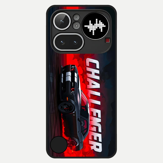  Crimson Challenger Fury Glass Case For Nothing Phone 4A Pro back cover – full design glossy printed glass finish