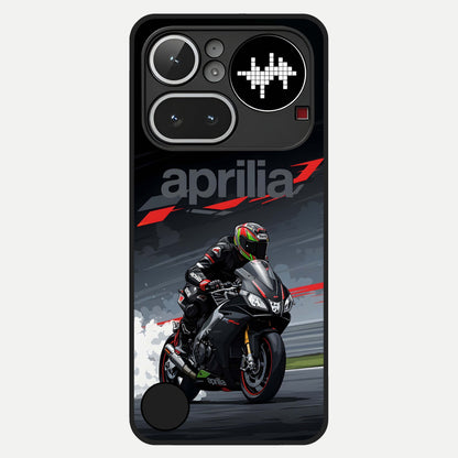  Dark Aprilla Glass Case For Nothing Phone 4A Pro back cover – full design glossy printed glass finish