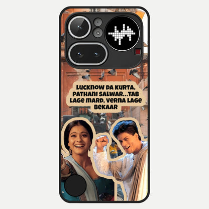  Desi Retro Vibes Glass Case For Nothing Phone 4A Pro back cover – full design glossy printed glass finish