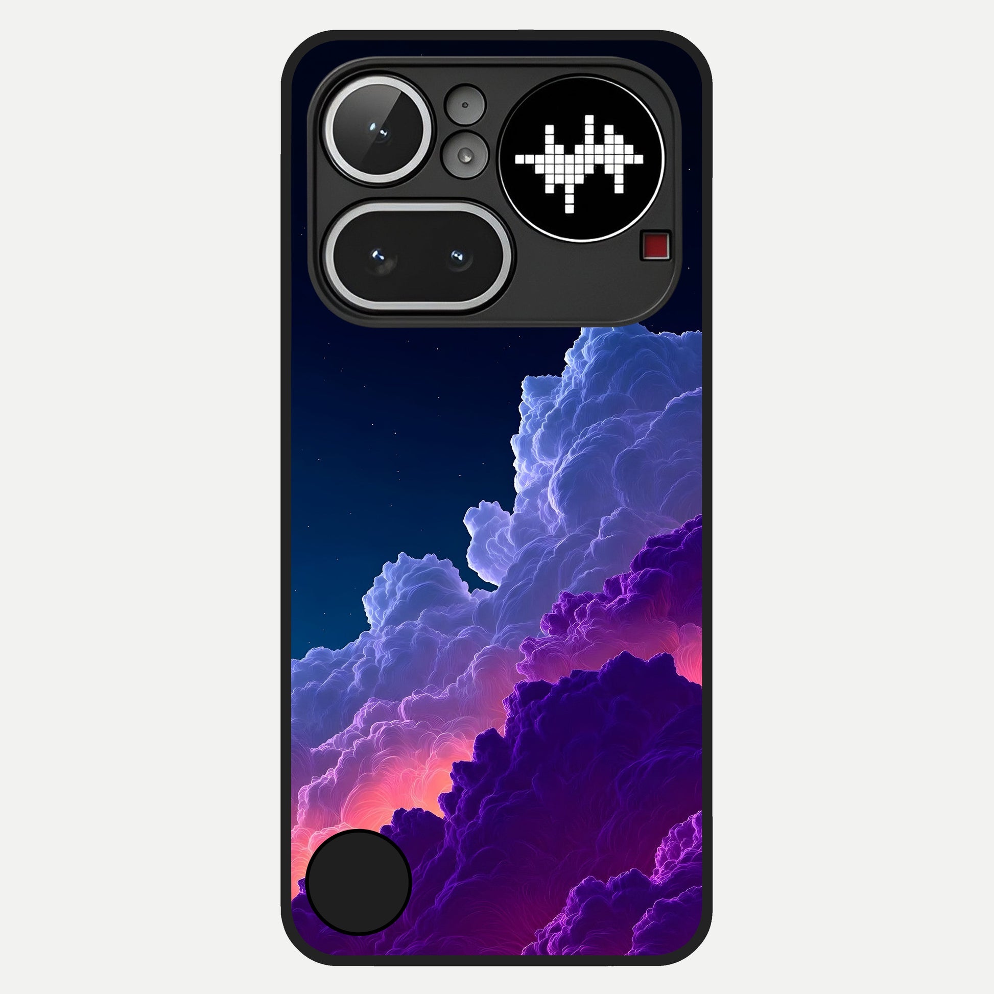  Dreamy Cloud Skies Glass Case For Nothing Phone 4A Pro back cover – full design glossy printed glass finish