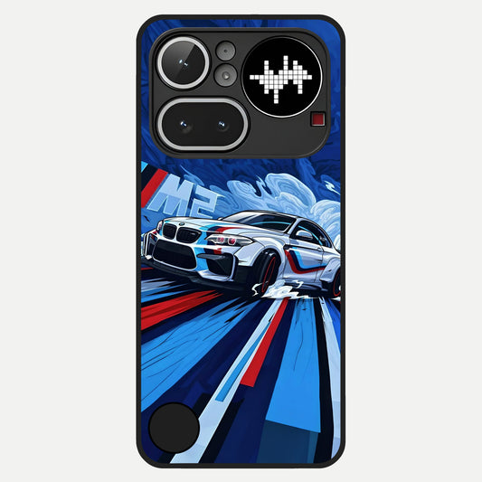  Drift Power Rush Glass Case For Nothing Phone 4A Pro back cover – full design glossy printed glass finish