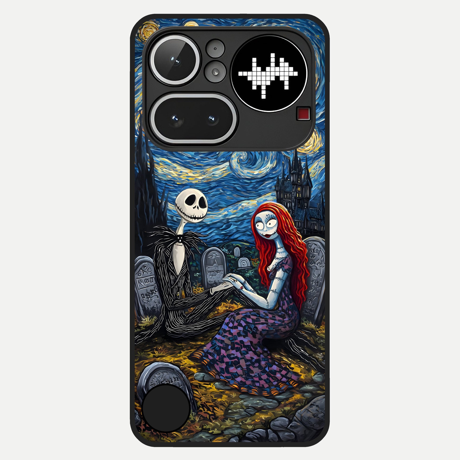  Eternal Night Love Glass Case For Nothing Phone 4A Pro back cover – full design glossy printed glass finish