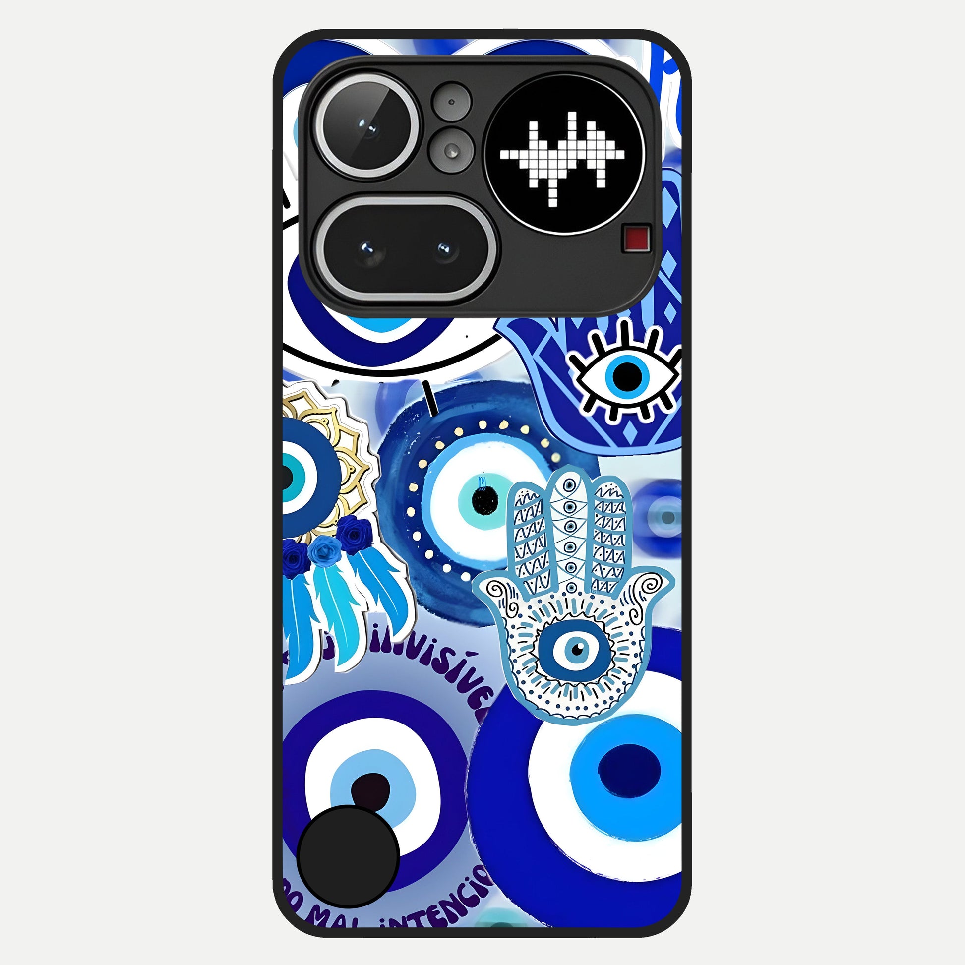  Evil Eyes Dream Glass Case For Nothing Phone 4A Pro back cover – full design glossy printed glass finish