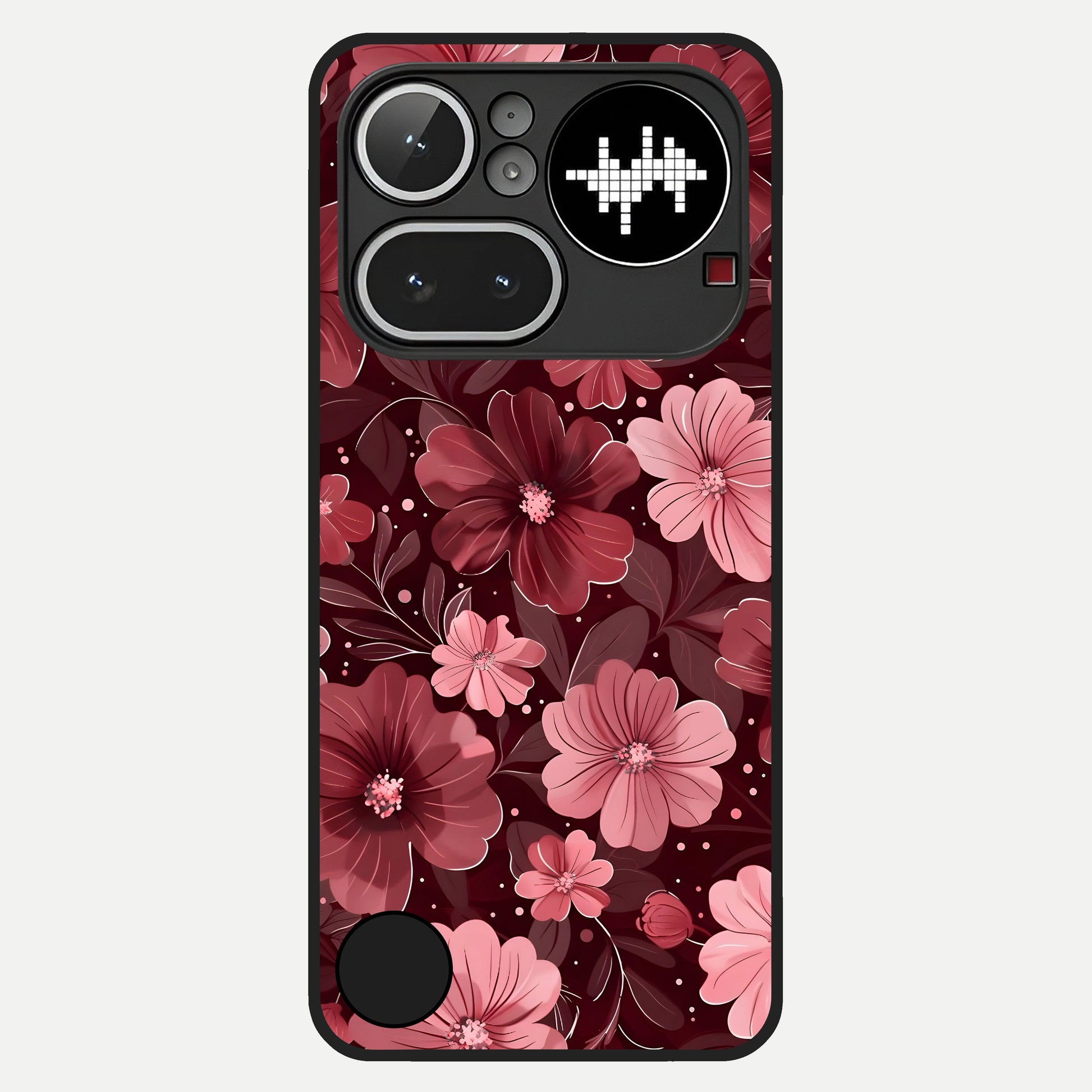  Flower Blush Bloom Glass Case For Nothing Phone 4A Pro back cover – full design glossy printed glass finish