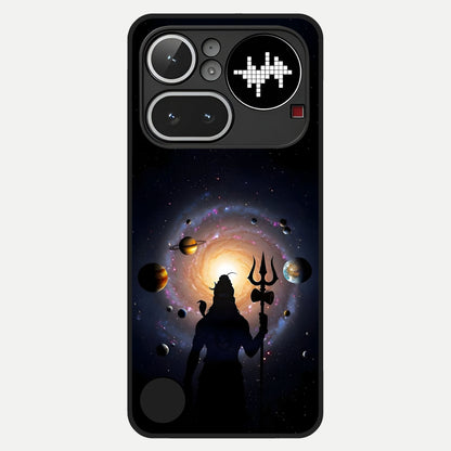  Galactic Shiva Vision Glass Case For Nothing Phone 4A Pro back cover – full design glossy printed glass finish