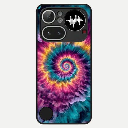  Galactic Spiral Burst Glass Case For Nothing Phone 4A Pro back cover – full design glossy printed glass finish