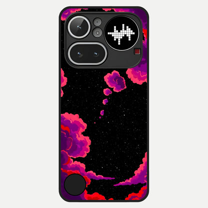  Galaxy Dream Frame Glass Case For Nothing Phone 4A Pro back cover – full design glossy printed glass finish