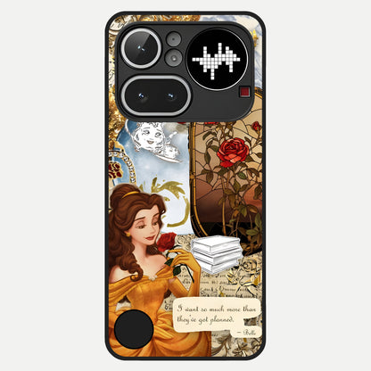  Golden Dream Belle Glass Case For Nothing Phone 4A Pro back cover – full design glossy printed glass finish