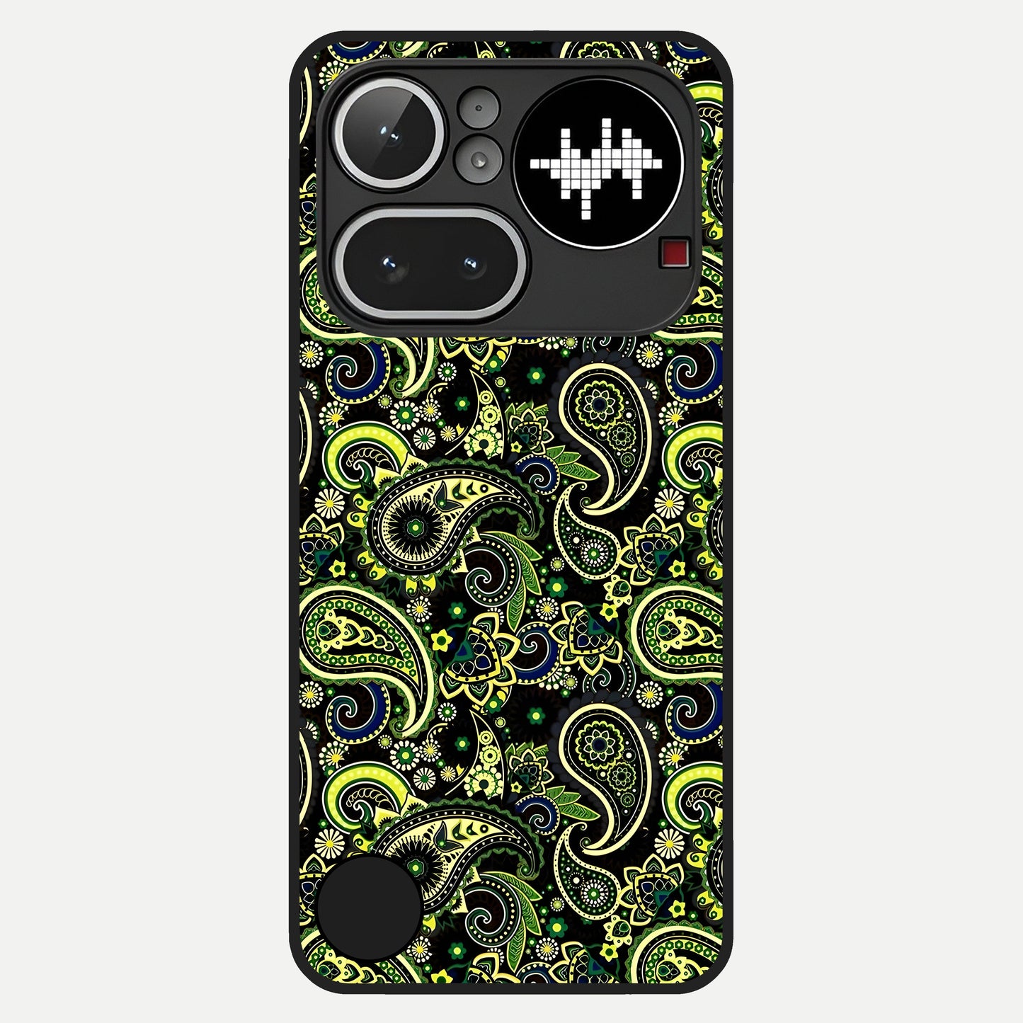  Green Lemon Glass Case For Nothing Phone 4A Pro back cover – full design glossy printed glass finish