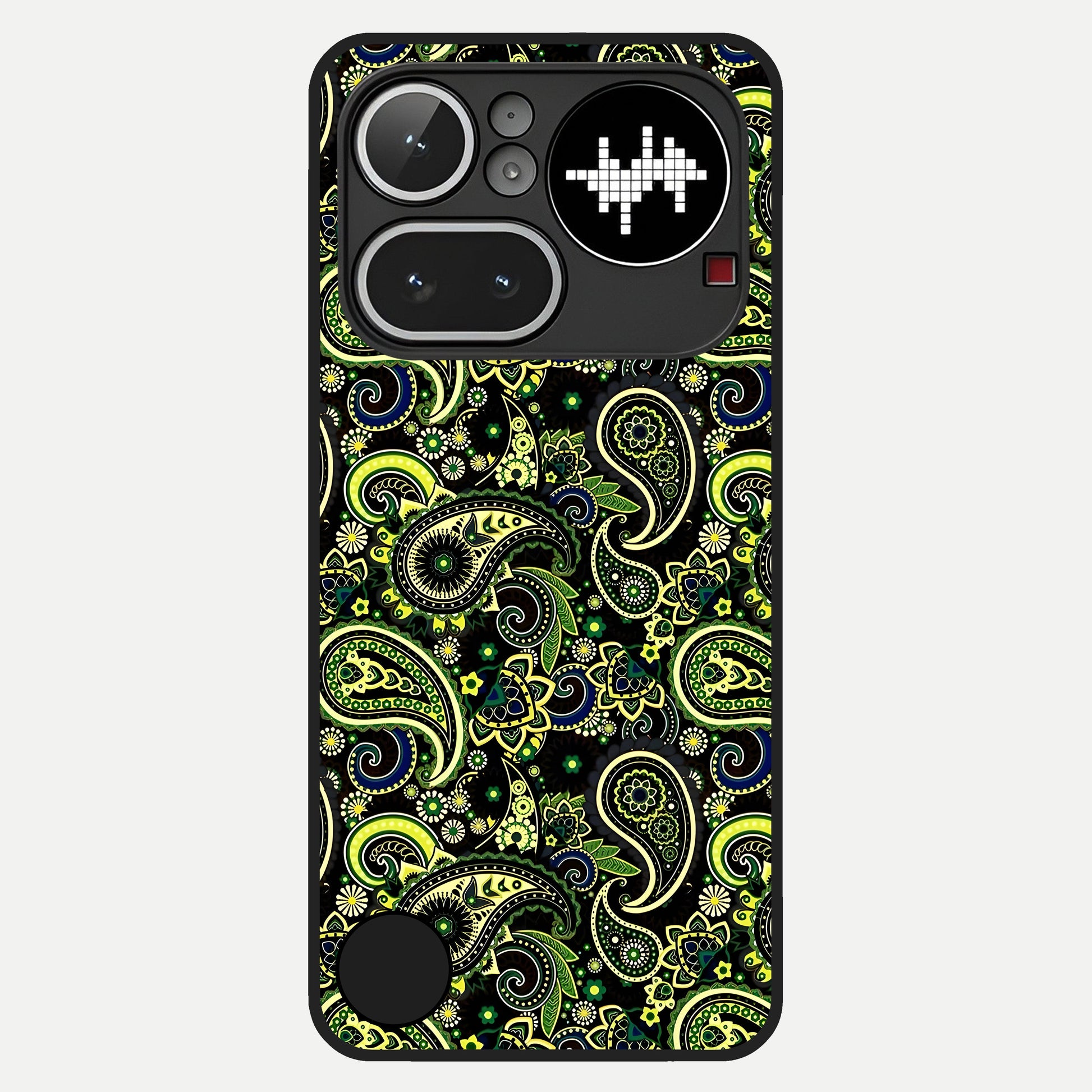  Green Lemon Glass Case For Nothing Phone 4A Pro back cover – full design glossy printed glass finish