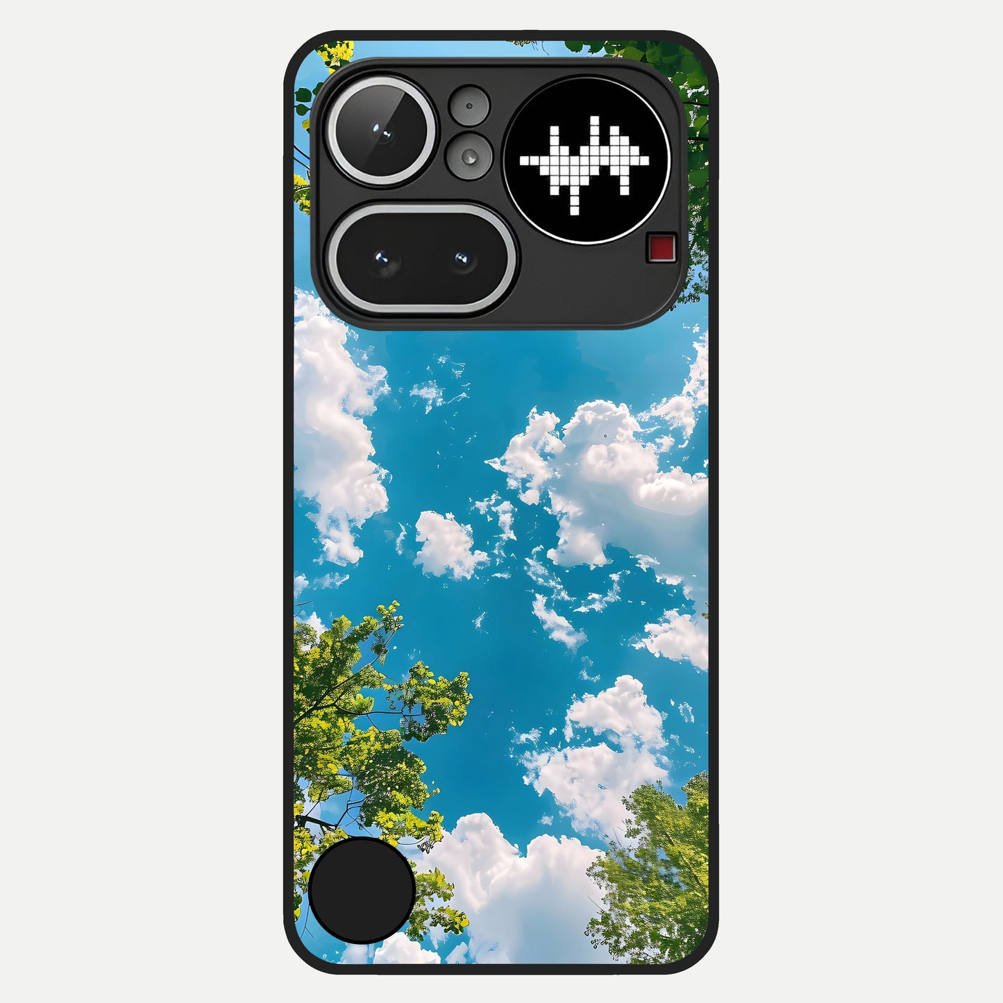  Green Moon Energy Glass Case For Nothing Phone 4A Pro back cover – full design glossy printed glass finish