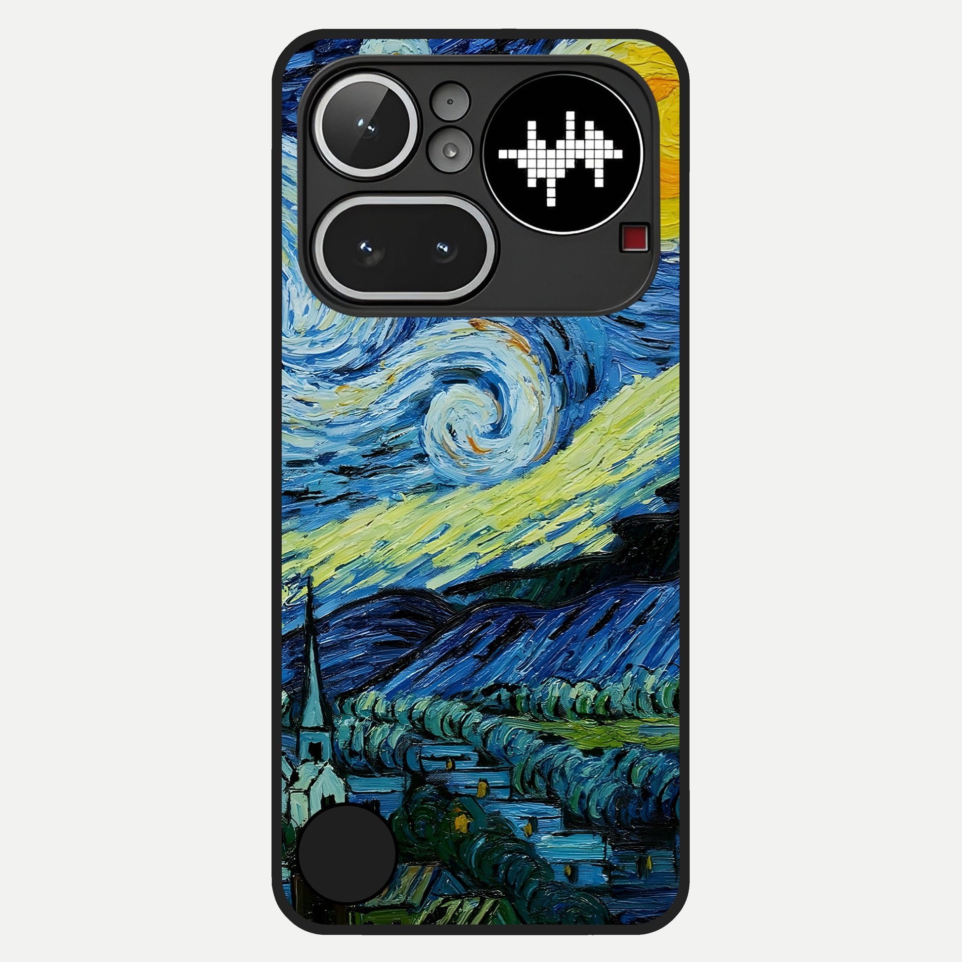  Inspired Van Gogh Art Glass Case For Nothing Phone 4A Pro back cover – full design glossy printed glass finish