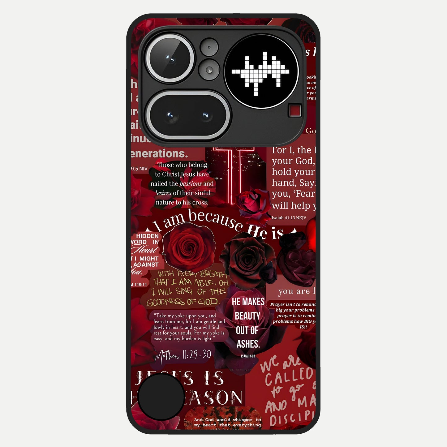  Jesus Love Heals Glass Case For Nothing Phone 4A Pro back cover – full design glossy printed glass finish