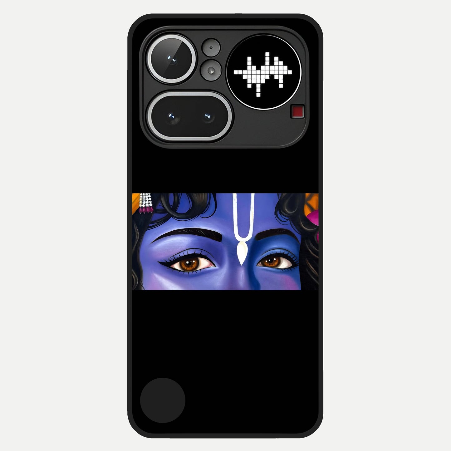  Krishna Eye Glass Case For Nothing Phone 4A Pro back cover – full design glossy printed glass finish