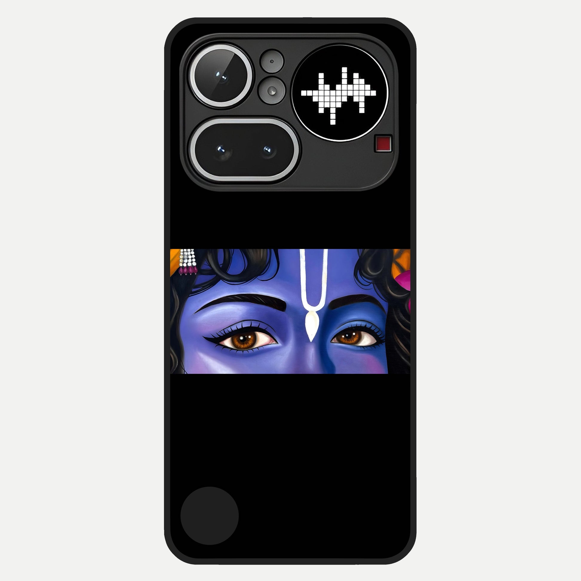  Krishna Eye Glass Case For Nothing Phone 4A Pro back cover – full design glossy printed glass finish