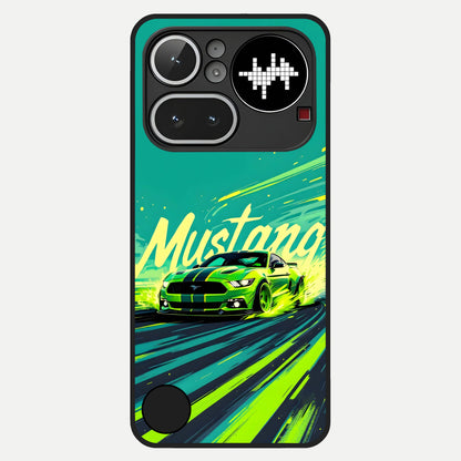  Mustang Bang Glass Case For Nothing Phone 4A Pro back cover – full design glossy printed glass finish