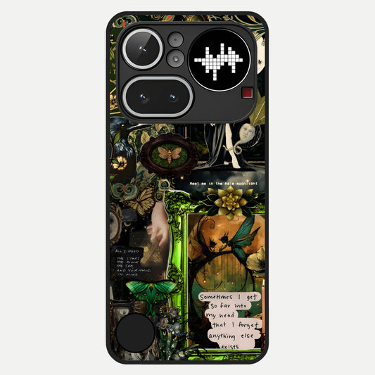  Mystic Woods Secret Glass Case For Nothing Phone 4A Pro back cover – full design glossy printed glass finish