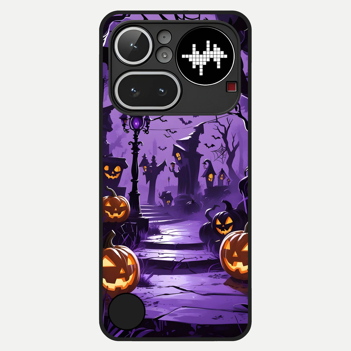  Pumpkin Patch Halloween Glass Case For Nothing Phone 4A Pro back cover – full design glossy printed glass finish