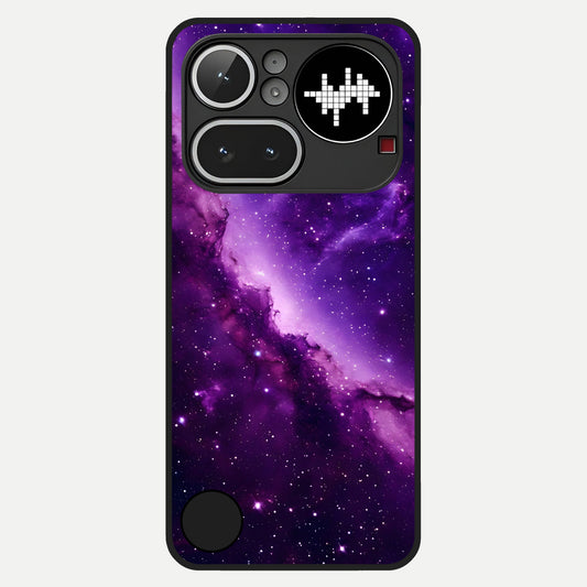  Purple Shade Sky Glass Case For Nothing Phone 4A Pro back cover – full design glossy printed glass finish