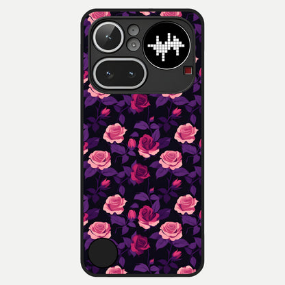  Rose Garden Twilight Glass Case For Nothing Phone 4A Pro back cover – full design glossy printed glass finish