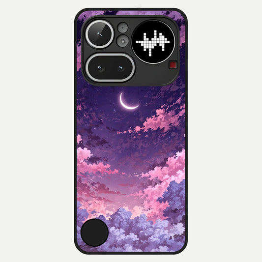  Sky Drift Clouds Glass Case For Nothing Phone 4A Pro back cover – full design glossy printed glass finish
