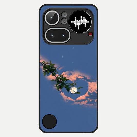  Sky Under Tree Glass Case For Nothing Phone 4A Pro back cover – full design glossy printed glass finish