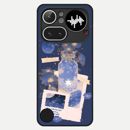  Starlit Cosmic Jar Glass Case For Nothing Phone 4A Pro back cover – full design glossy printed glass finish