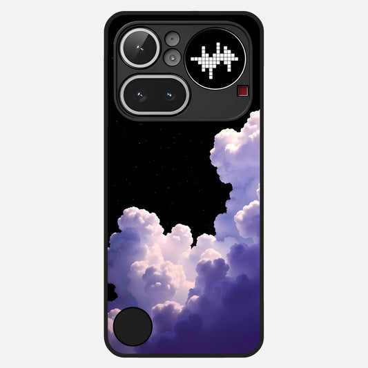  Starlit Night Whispers Glass Case For Nothing Phone 4A Pro back cover – full design glossy printed glass finish