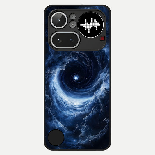  Stunning Galaxy Glass Case For Nothing Phone 4A Pro back cover – full design glossy printed glass finish