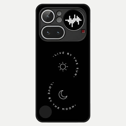  Sunflower Cat Art Glass Case For Nothing Phone 4A Pro back cover – full design glossy printed glass finish