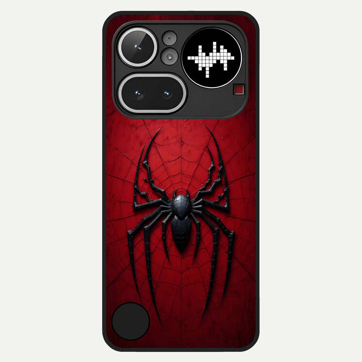  Superhero Web Emblem Glass Case For Nothing Phone 4A Pro back cover – full design glossy printed glass finish