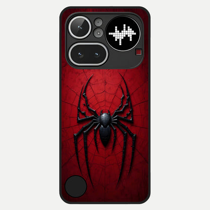  Superhero Web Emblem Glass Case For Nothing Phone 4A Pro back cover – full design glossy printed glass finish