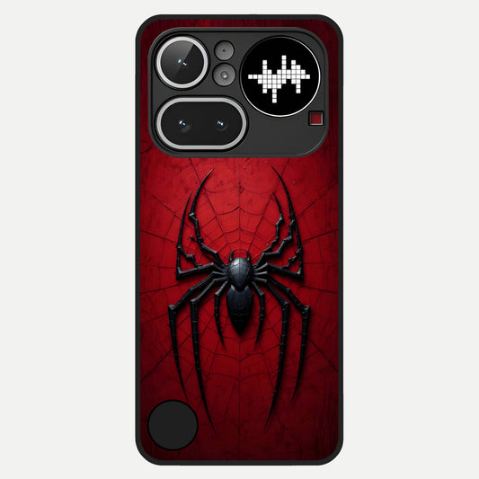 Superhero Web Emblem Glass Case For Nothing Phone 4A Pro back cover – full design glossy printed glass finish