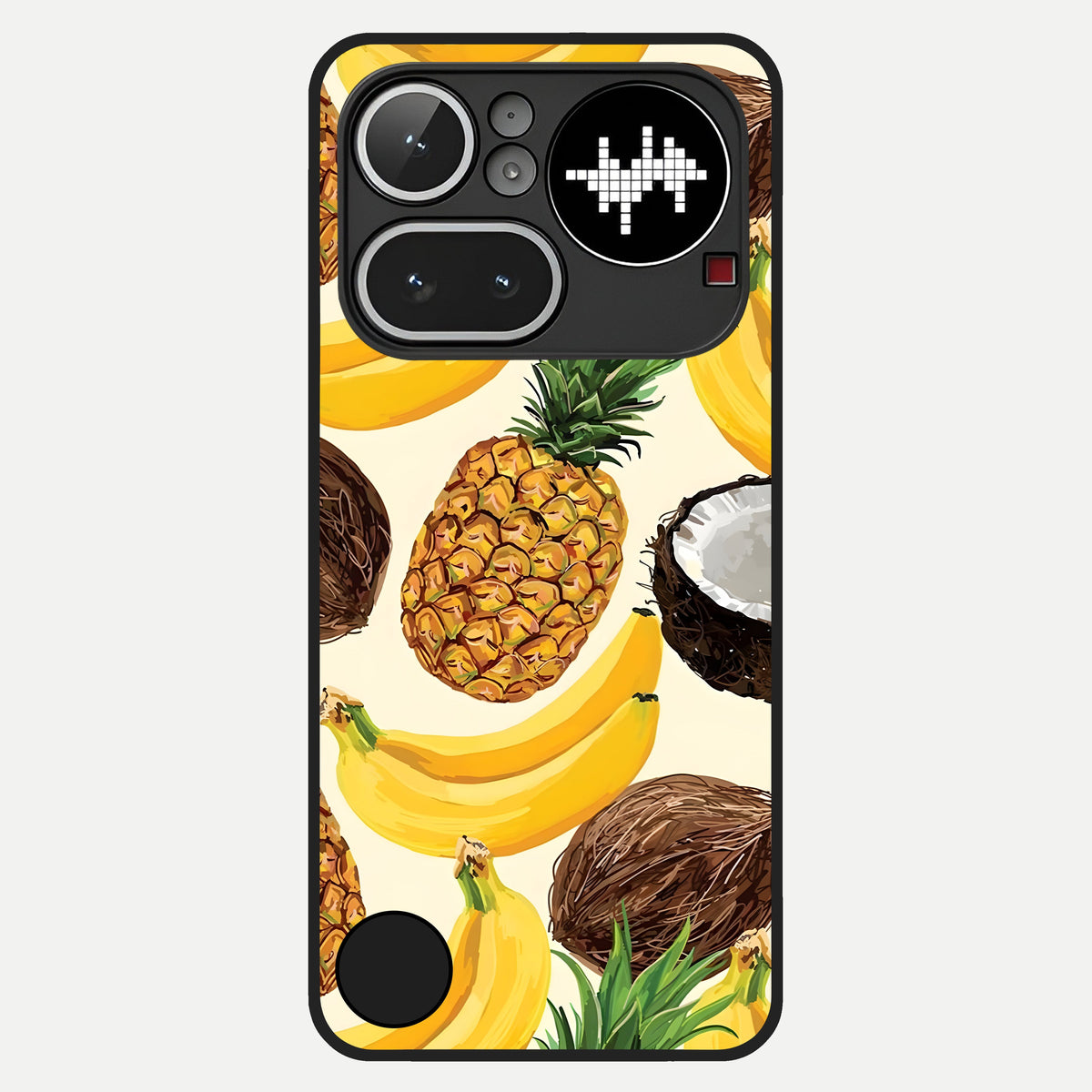  Tropical Fruit Mood Glass Case For Nothing Phone 4A Pro back cover – full design glossy printed glass finish