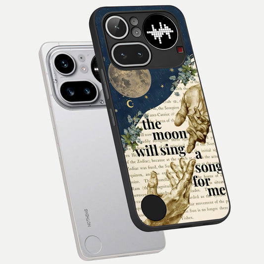  Aesthetic Divine phone case For Nothing Phone 4A Pro showing premium glass back cover with detailed artwork