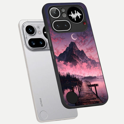  Beautiful Mountain View phone case For Nothing Phone 4A Pro showing premium glass back cover with detailed artwork