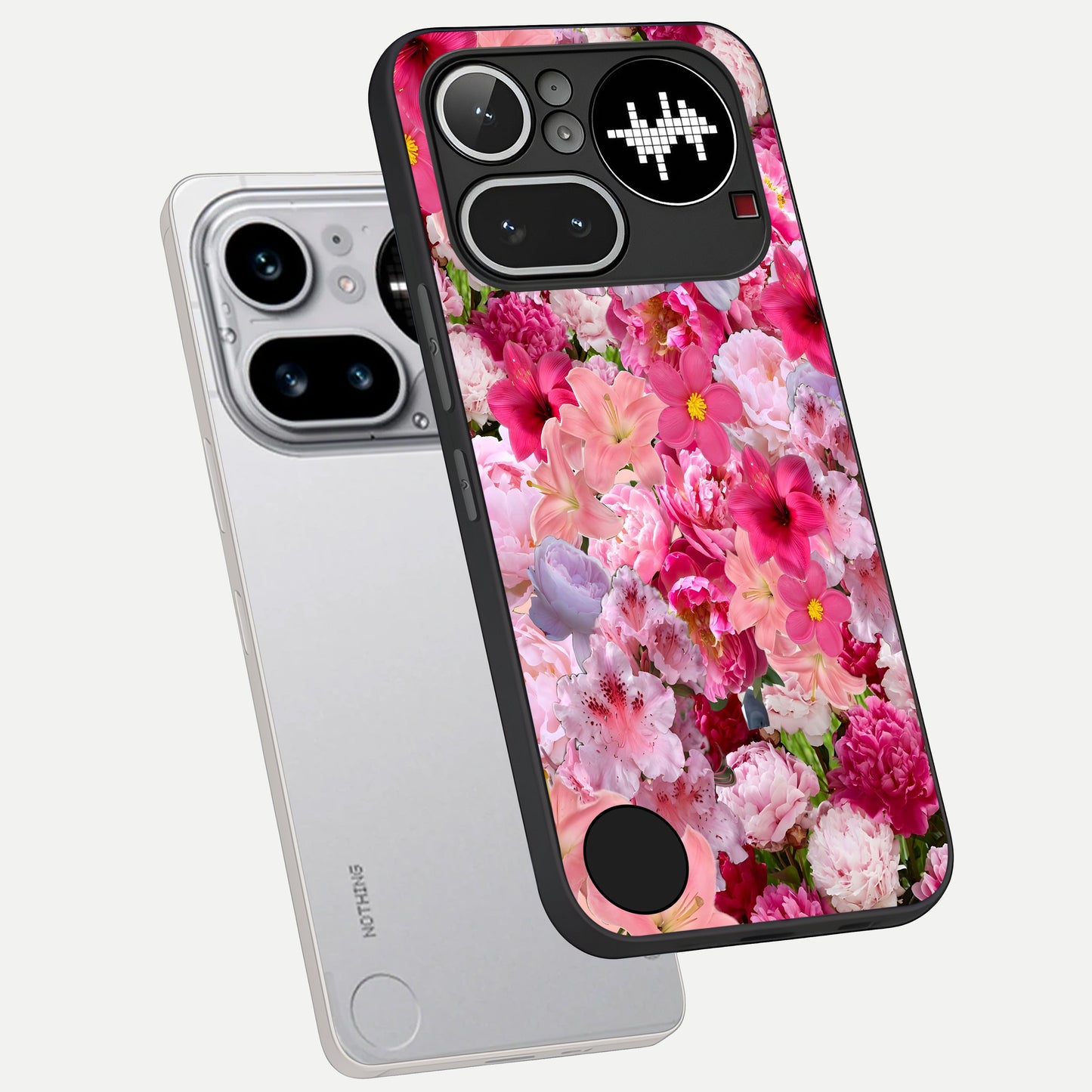  Bloom Crush Fantasy phone case For Nothing Phone 4A Pro showing premium glass back cover with detailed artwork