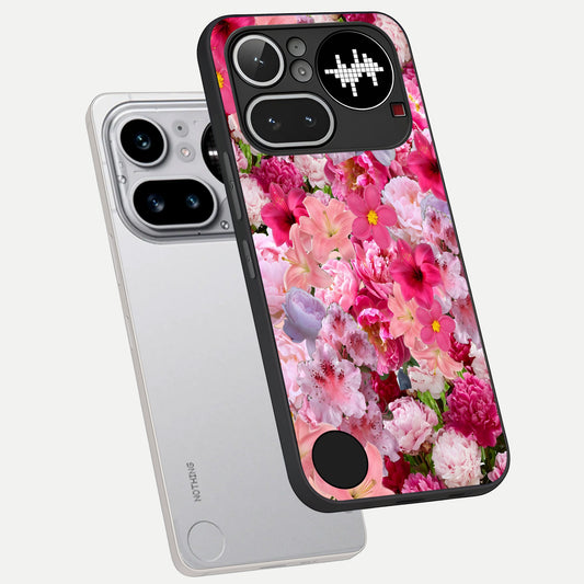  Bloom Crush Fantasy phone case For Nothing Phone 4A Pro showing premium glass back cover with detailed artwork