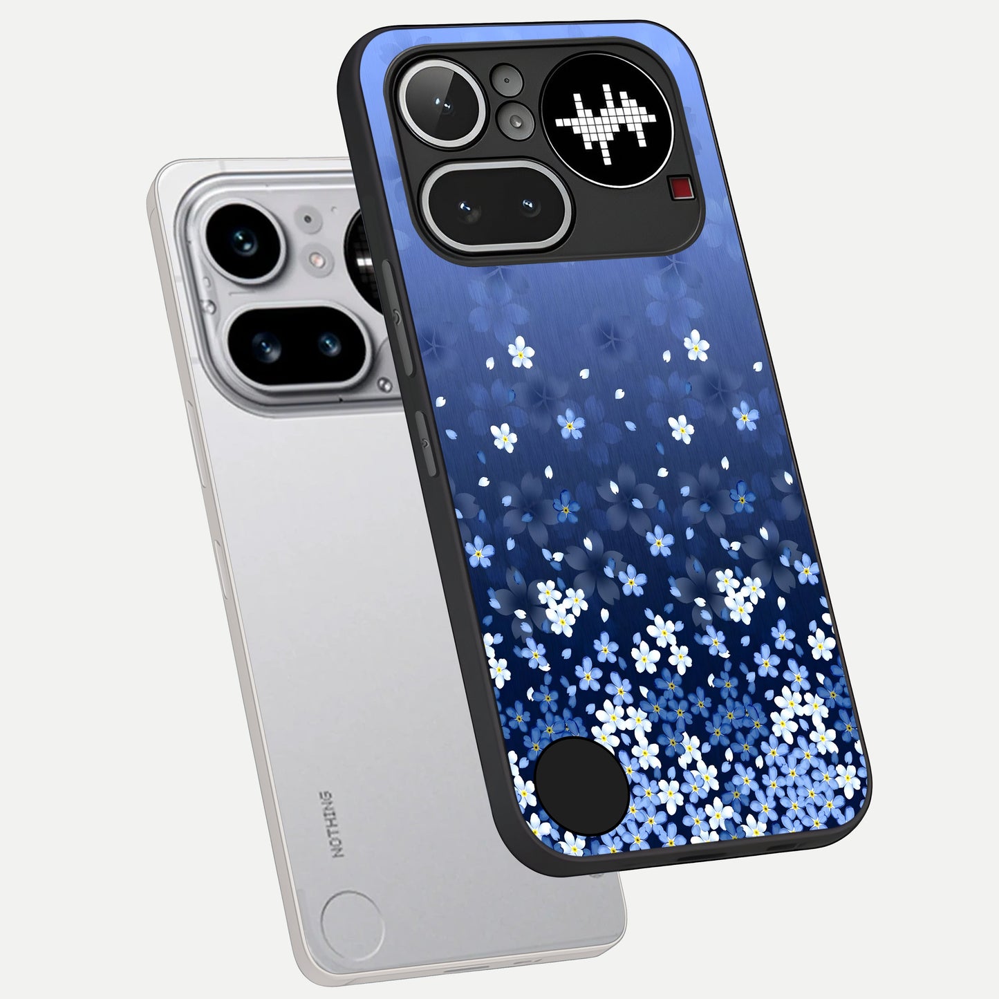  Blue Starry phone case For Nothing Phone 4A Pro showing premium glass back cover with detailed artwork