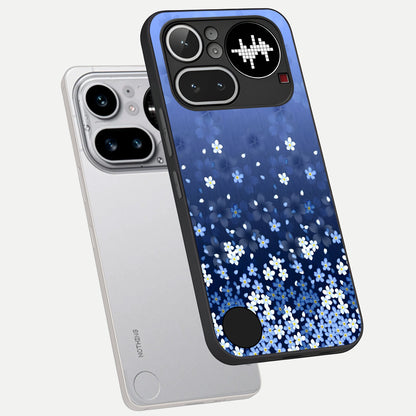  Blue Starry phone case For Nothing Phone 4A Pro showing premium glass back cover with detailed artwork