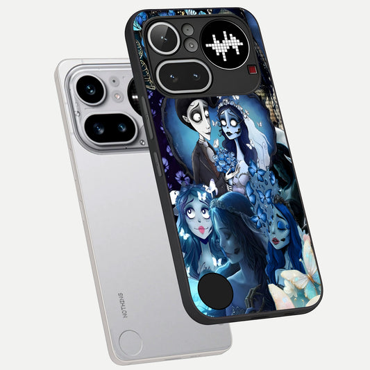  Butterfly Ghost Soul phone case For Nothing Phone 4A Pro showing premium glass back cover with detailed artwork