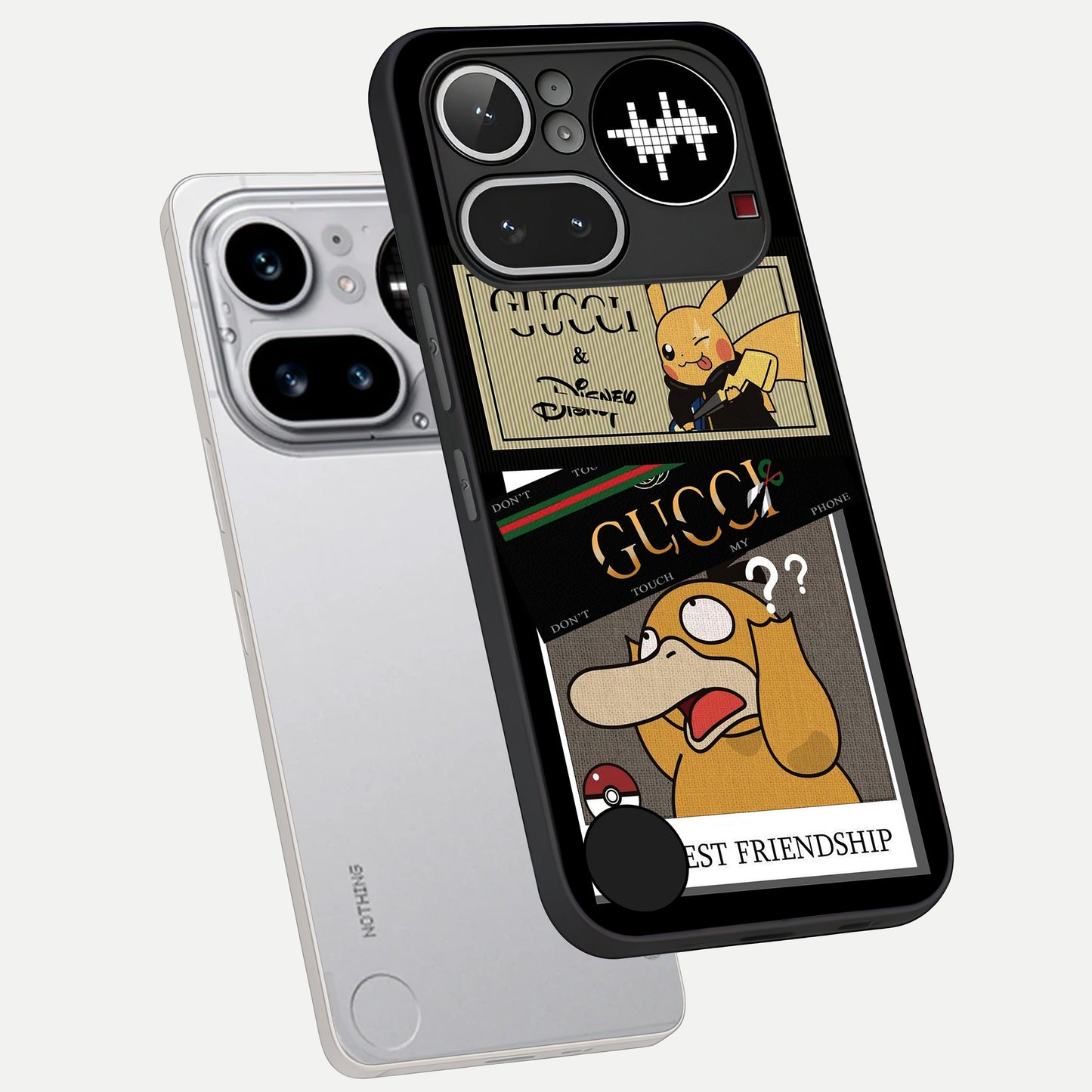  Cartoon Brand Play Mashup phone case For Nothing Phone 4A Pro showing premium glass back cover with detailed artwork