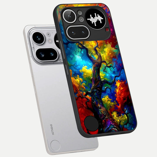  Colorful Soda Bottles phone case For Nothing Phone 4A Pro showing premium glass back cover with detailed artwork