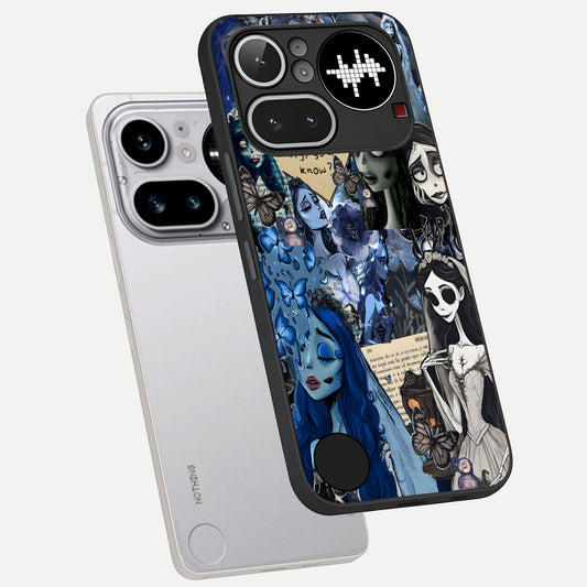  Corpse Bride Posters phone case For Nothing Phone 4A Pro showing premium glass back cover with detailed artwork