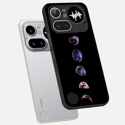  Crimson All Planets phone case For Nothing Phone 4A Pro showing premium glass back cover with detailed artwork