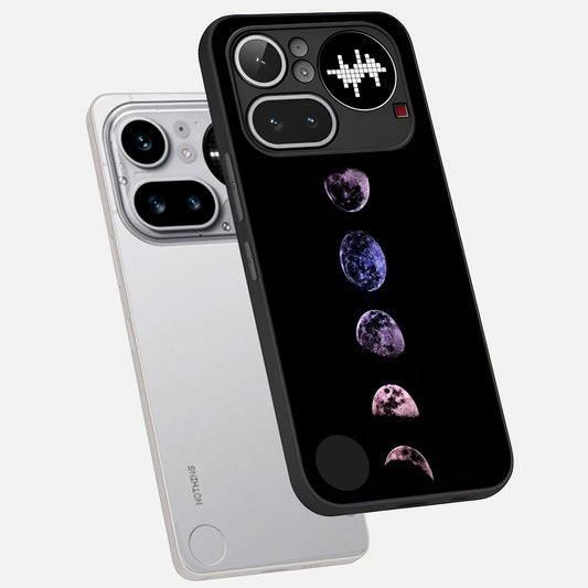  Crimson All Planets phone case For Nothing Phone 4A Pro showing premium glass back cover with detailed artwork